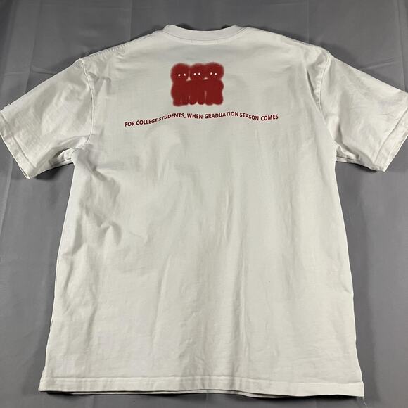 Elfric Eden Shirt Mens Medium White Cupid Angel Graphic Tee College Graduation - Picture 7 of 10